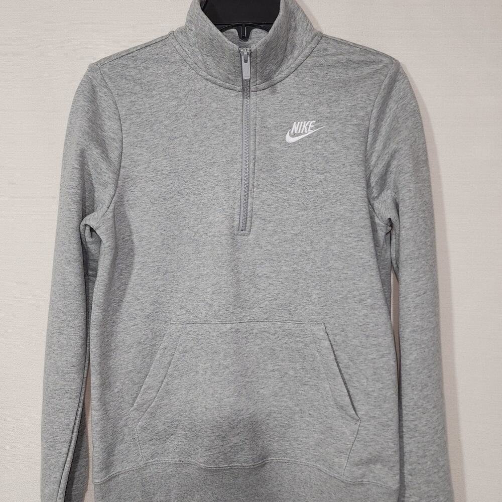Nike Sportswear Club Gray 1/2 Fleece women's XS NWT